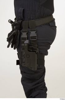 Photos Michael Summers Cop detail of uniform leg lower body…